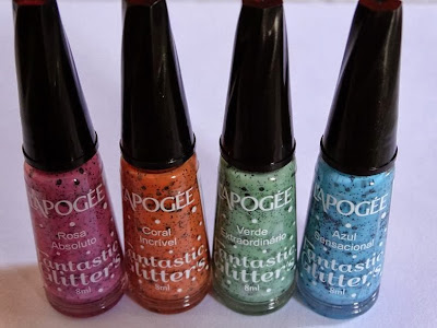 Swatches: Esmaltes L´apogée Coleção Fantastic Glitters