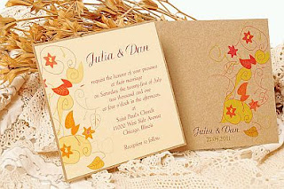 Invitation cards for Ecological Weddings 