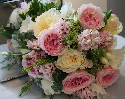 In this exquisite trial wedding bouquet created for the lovely Nicola I've