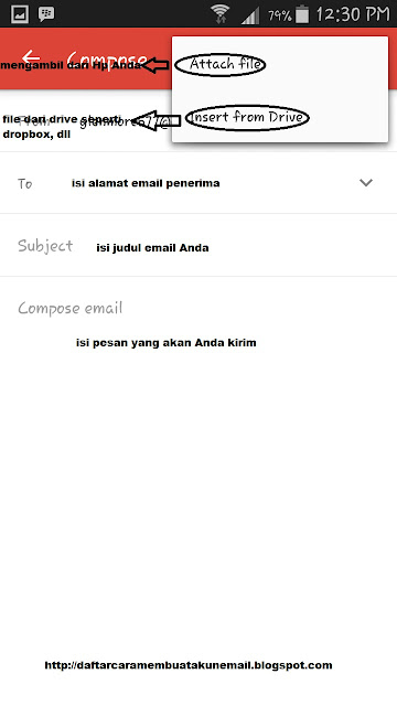 Cara Mengirim Email Gmail Lewat Hp Android