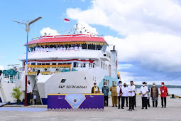 Jokowi Resmikan Tiga Pelabuhan Penyeberangan dan Satu KMP di Wakatobi 