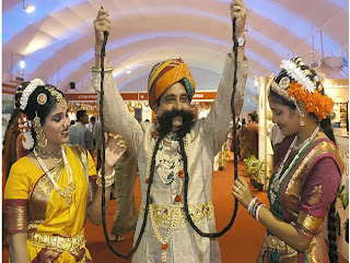The longest moustach world belongs to indian 