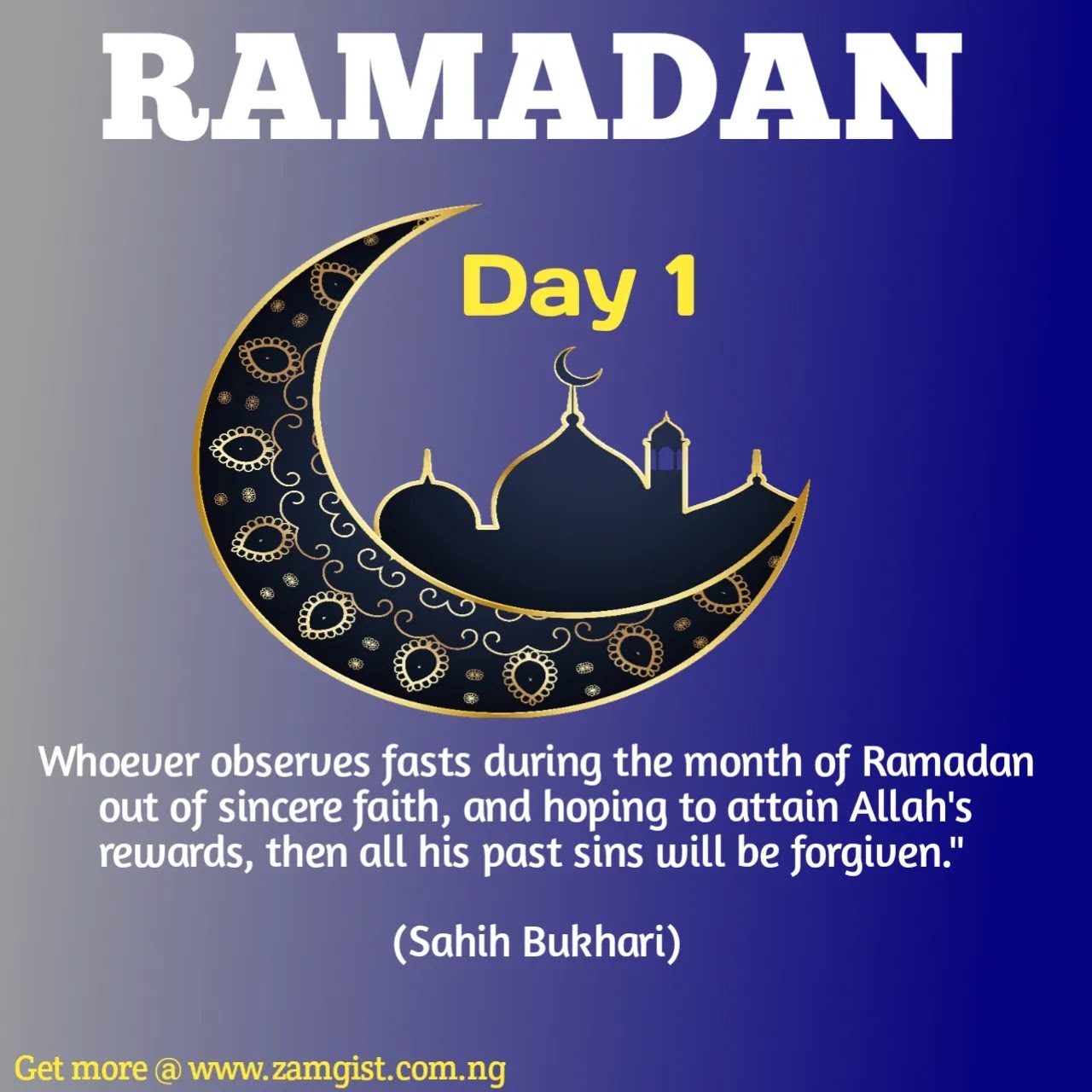 Ramadan Day 1 Image