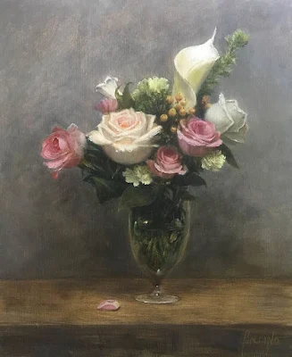 Stunning Bouquet painting Patt Baldino