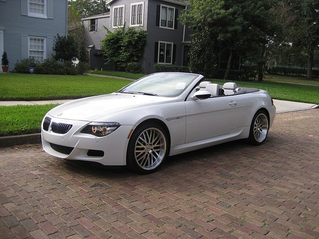 Bmw M6 White Convertible. White BMW m6 nice!