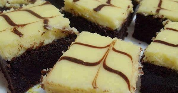 Marble Cheesecake Brownies - Resepi Untuk Dikongsi