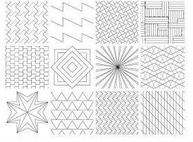 straight line quilting designs