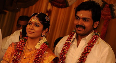 Actor Karthi and Ranjani wedding photos