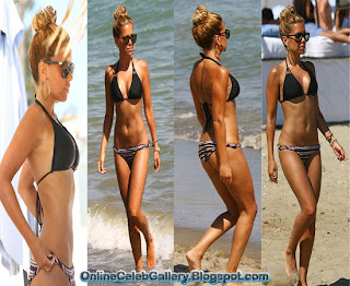 Sylvie Van Der Vaart bikini, Sylvie Van Der Vaart beach