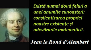 Citatul zilei: 16 noiembrie - Jean le Rond d'Alembert
