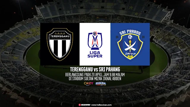 Siaran Langsung Terengganu vs Sri Pahang Liga Super 2023