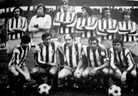 Real SPORTING DE GIJÓN - Gijón, Asturias, España - Temporada 1977-78 - El SPORTING DE GIJÓN se clasificó 5º en la Liga de 1ª División, con Vicente Miera de entrenador