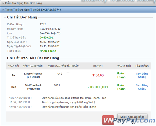 Hướng Dẫn Mua Bán Tiền Liberty Reserve Trên Vietmaker