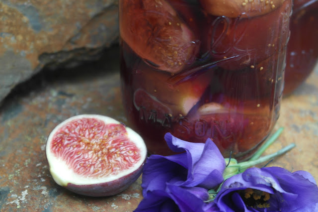 Fresh Figs Preserved in Sherry