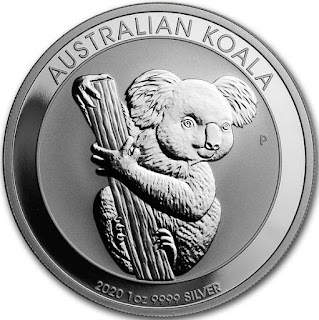 2020 Australia 1 oz Silver Koala coin