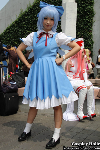 touhou project cosplay - cirno 3 from comiket 78