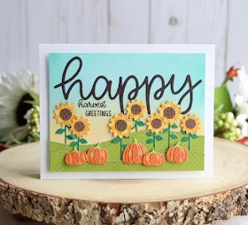 Sunny Studio Stamps: Nutty For You Fall Flicks Filmstrip Comic Strip Everyday Fall Themed Cards by Leanne West