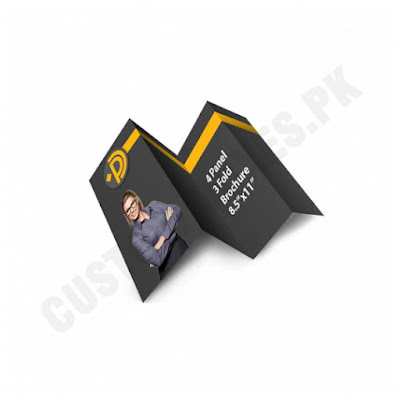 Custom Printed 3-Panel Folded Brochure