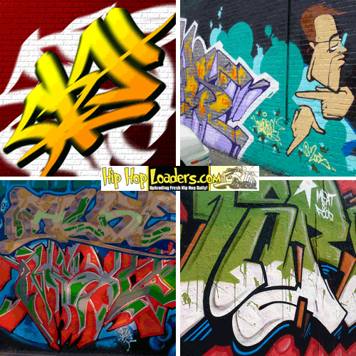 Graffiti art of many kinds ranging from graffiti alphabet graffiti letters 