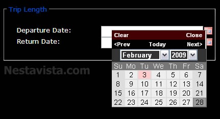 calendario jquery