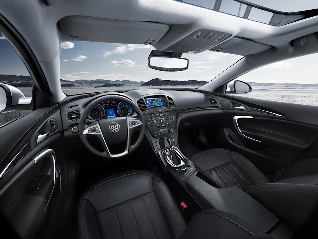 Interior shot of 2011 Buick Regal