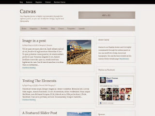 Canvas Niche Blogger Template