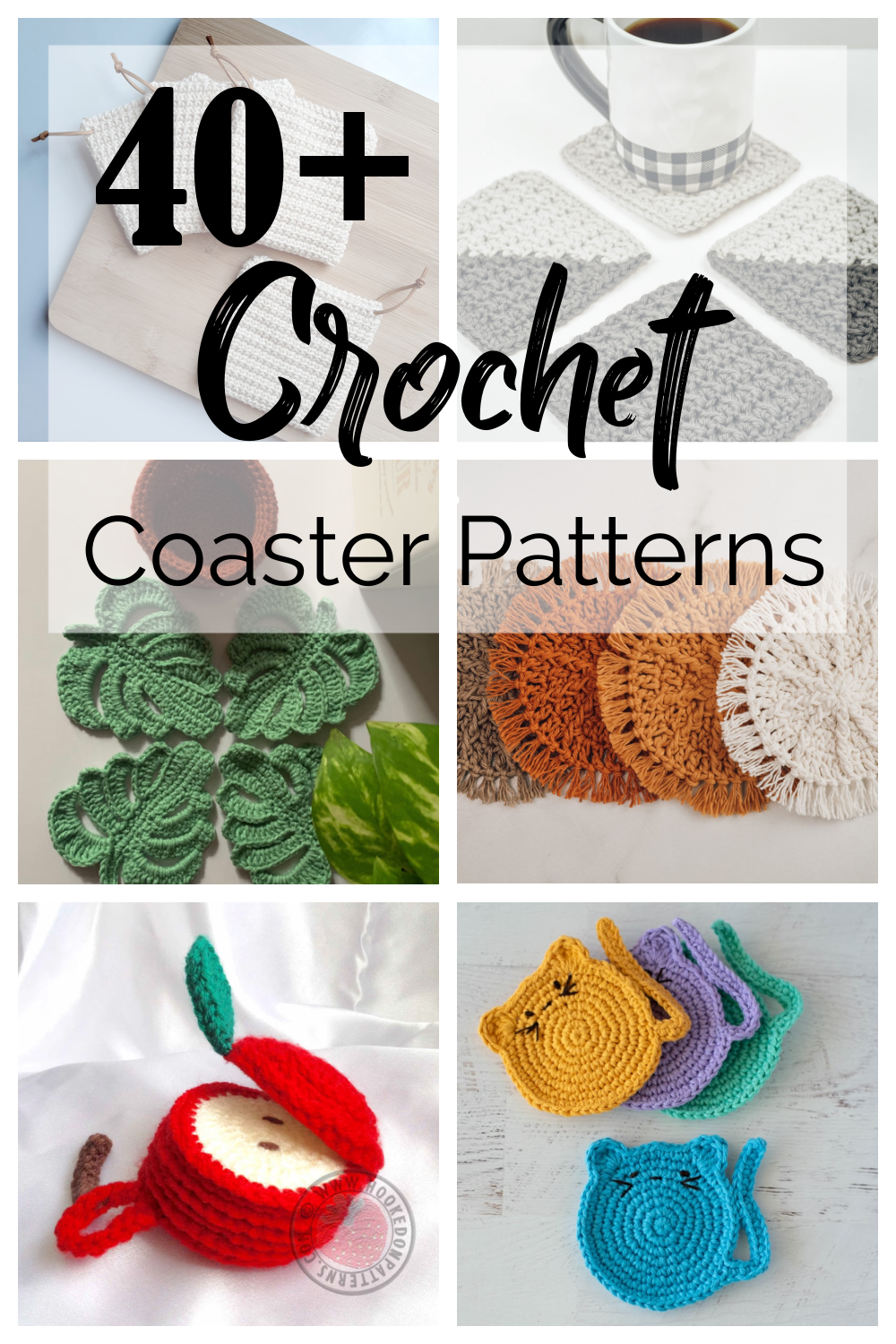 Crochet Coasters: 35+ Fast and Unique Free Patterns
