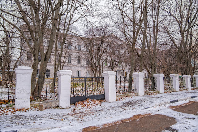 Мариинский женский институт за забором