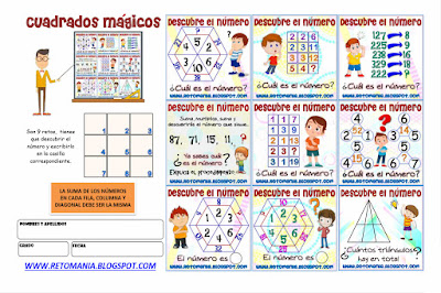 Cuadrado mágico, Descubre el número, ¿Cuál es el número que falta?, Encuentra el número que falta, Retos matemáticos, Desafíos matemáticos, Problemas matemáticos, Jugando con números