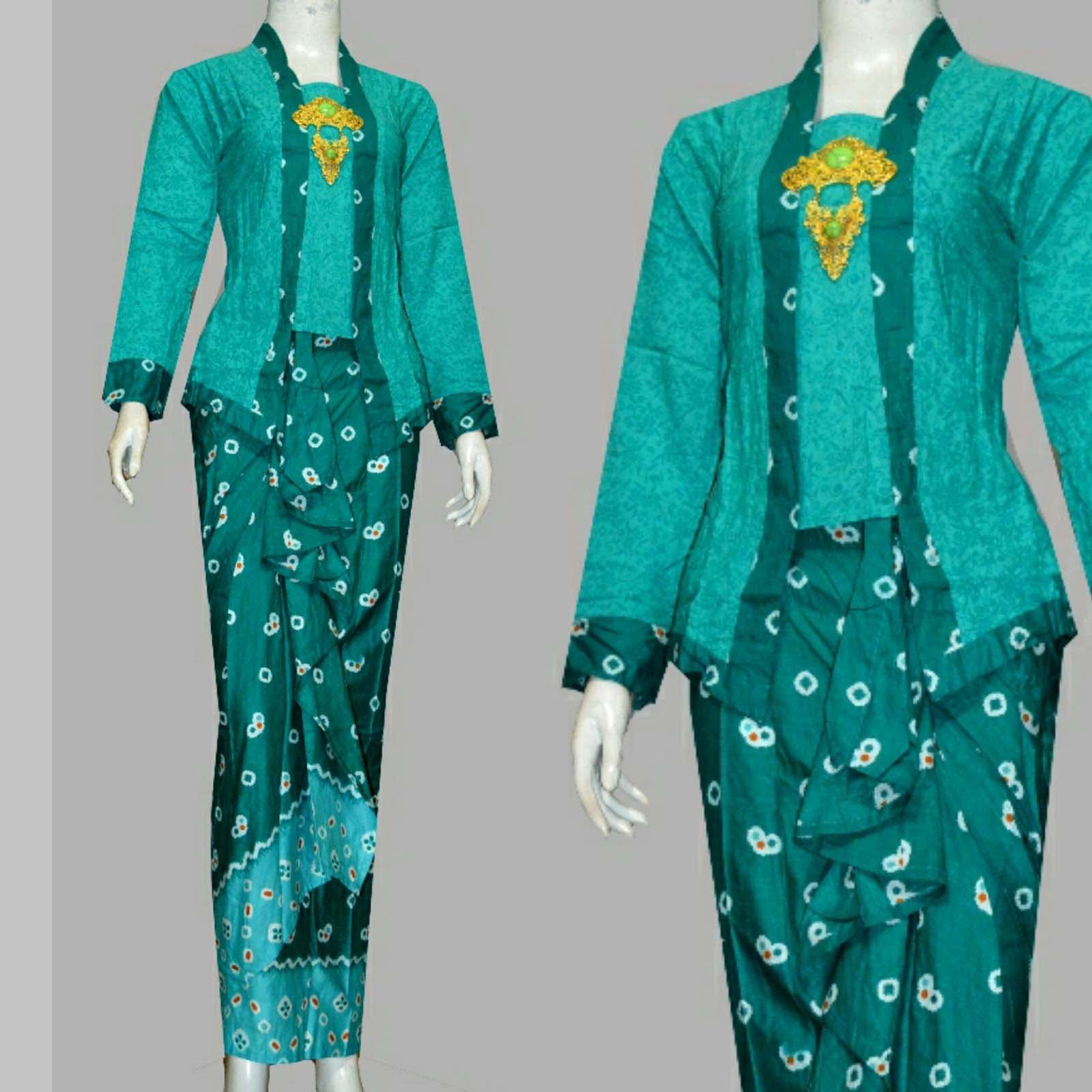  baju kebaya batik kombinasi embos modern 21 model baju 