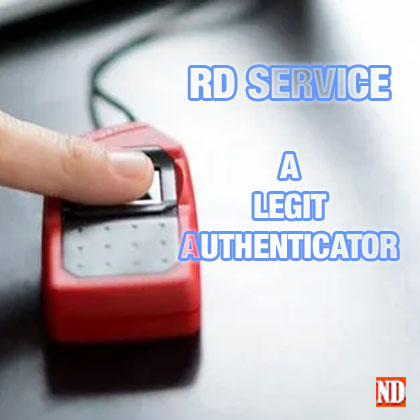 RD SERVICE: A legit Authenticator