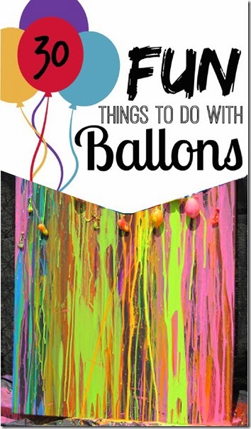 30 Balloon Activities for Kids - so many fun creative kids activities for kids from preschool and kindergarten to elementary age too!