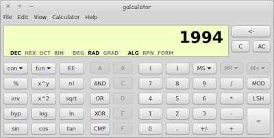 Galculator - Aplikasi Kalkulator Scientifik di Linux