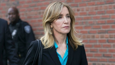 Felicity Huffman's picture after she released from jail