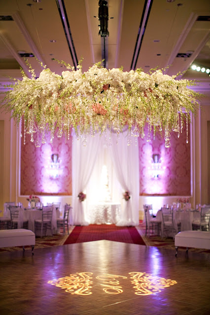 Wedding Flower Chandelier