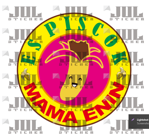 Sticker Kemasan Label Piscok Mama Enin | Jul Sticker Tasikmalaya