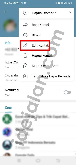 idejalan.com cara mengganti nama pengguna di telegram Cara Mengganti Username di Telegram cara ganti nama pengguna di akun telegram cara mengubah username di telegram