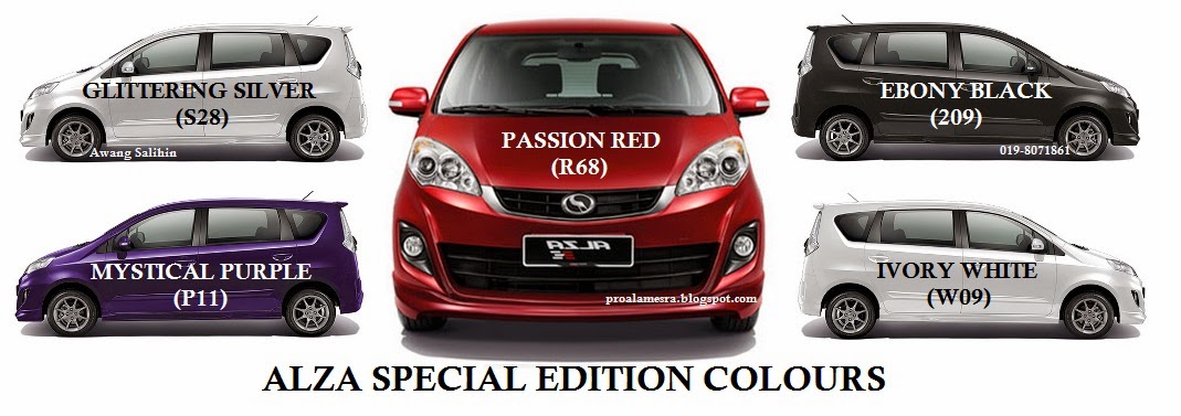 Perodua Axia Colour Code - Omong d