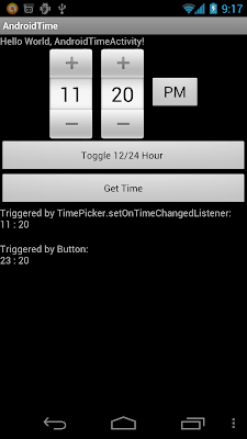 TimePicker