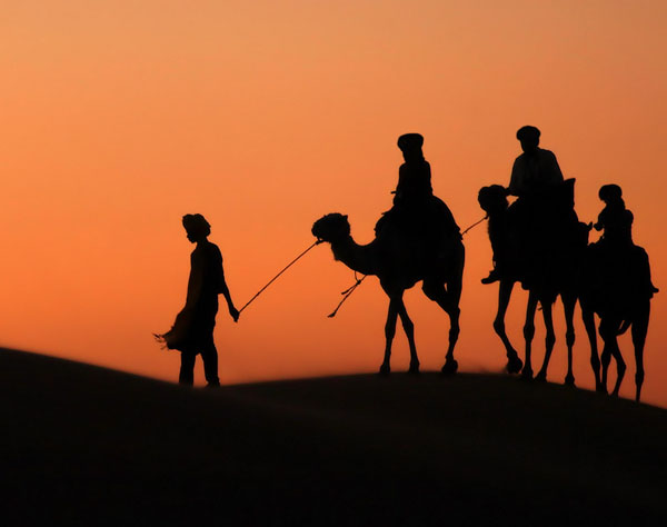 Sunset at Erg Chebbi