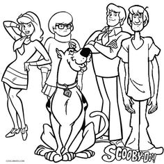 top 10 free printable coloring pages for scooby doo