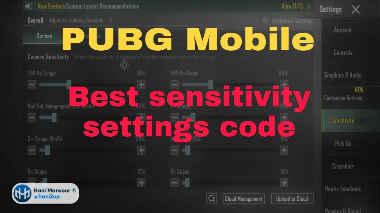 PUBG-mobile-best-sensitivity-settings-code