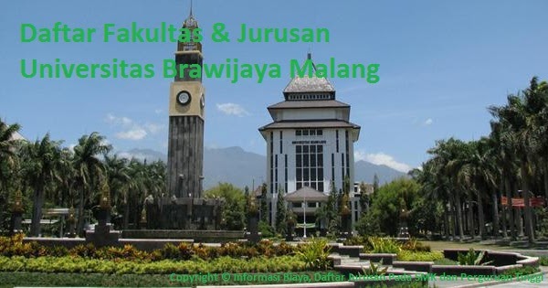 Daftar Lengkap Fakultas Jurusan Universitas Brawijaya 