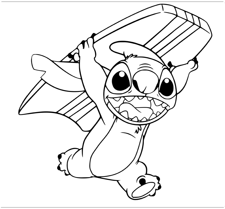 107 Desenhos Lilo e Stitch para imprimir e colorir