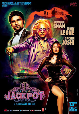 Sachiin J Joshi, Naseeruddin Shah snd Sunny Leone in jackpot