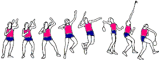 Ilustrasi Smash badminton