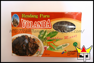 Camilan Padang RENDANG PARU (YOLANDA)