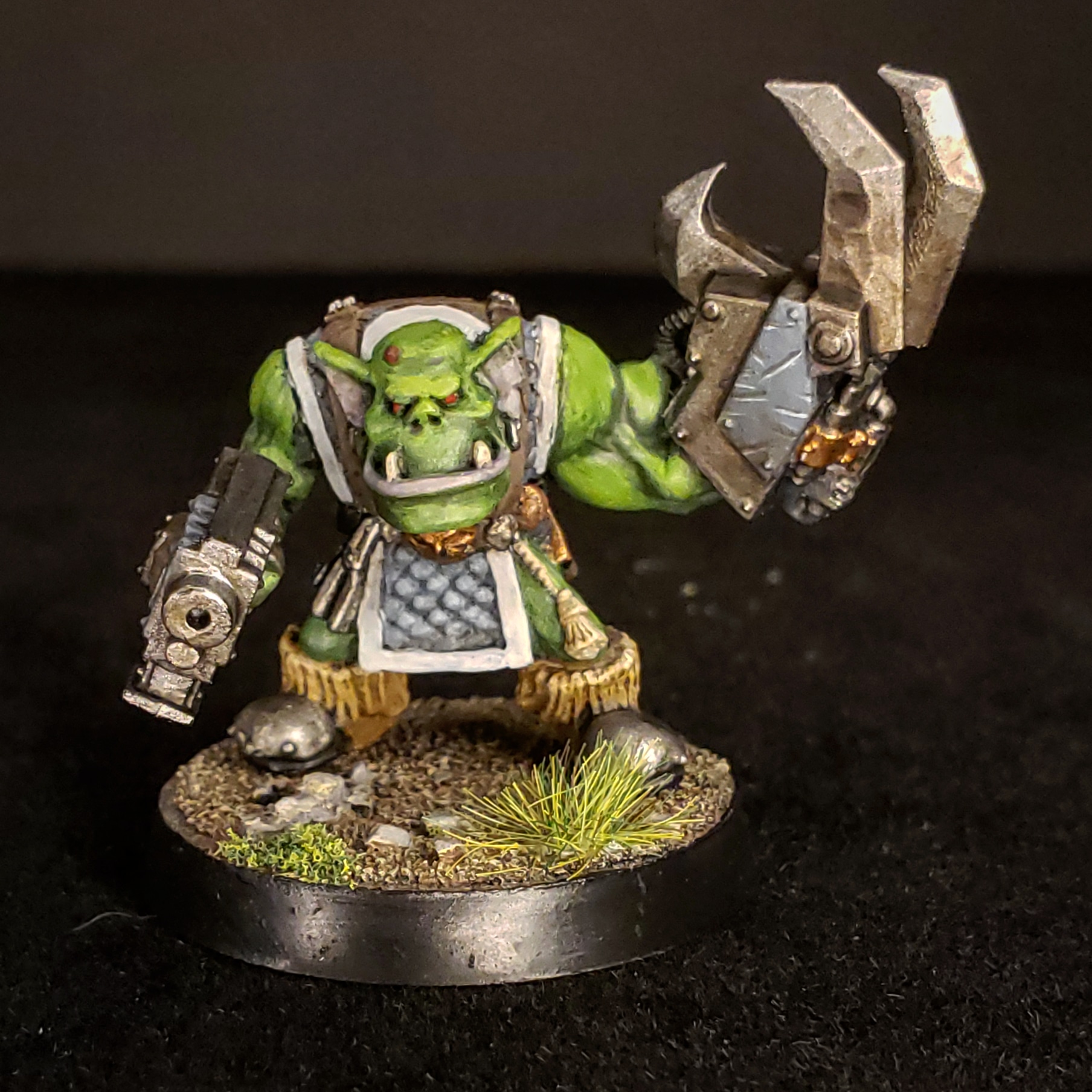 Ork nob with power claw