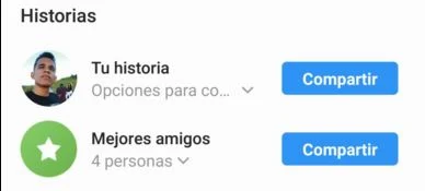 circulo verde en instagram