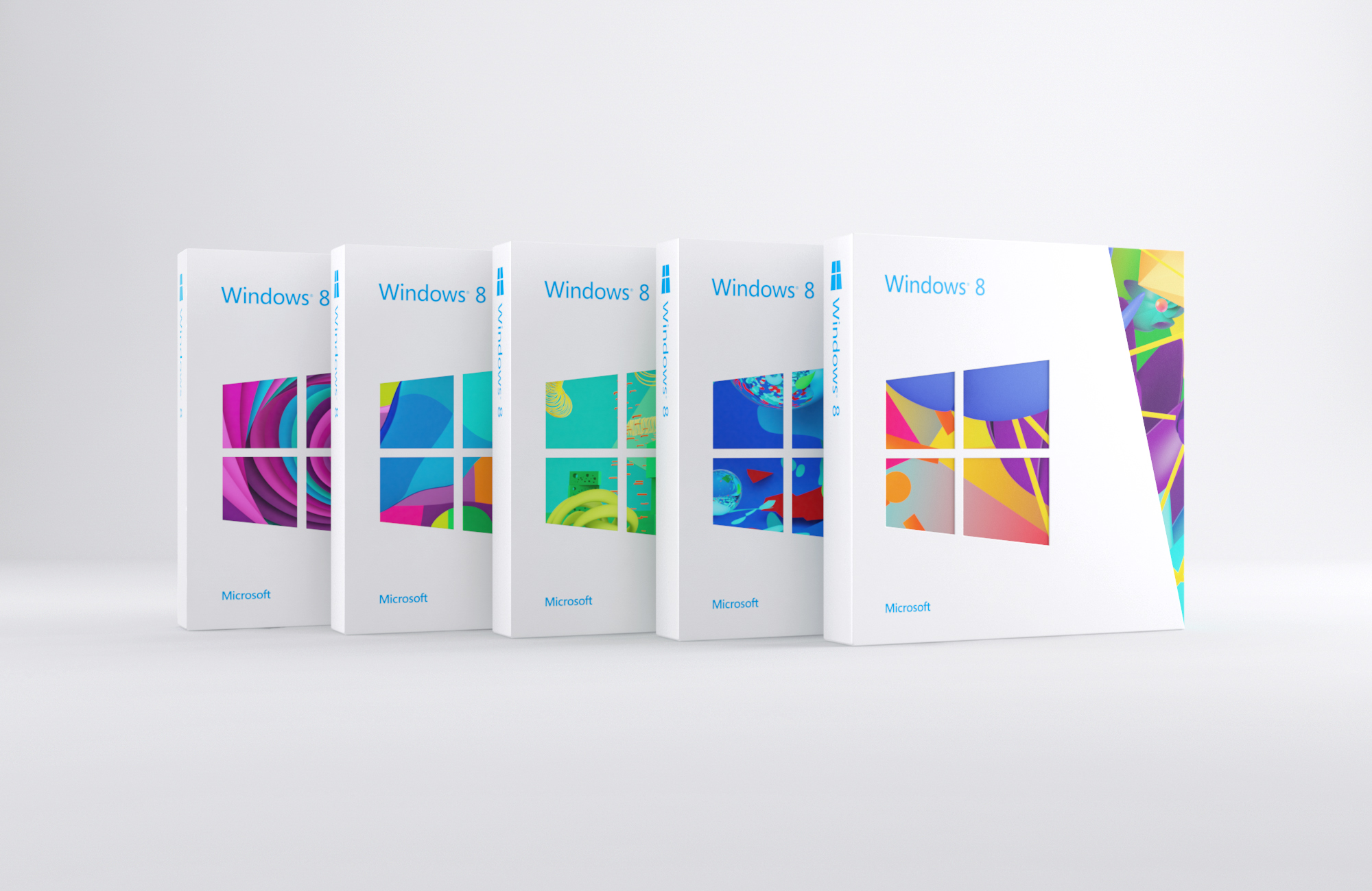 Colours and the Kids Windows 8 Packaging Designs 1